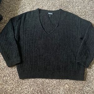 Express xs crop sweatshirt